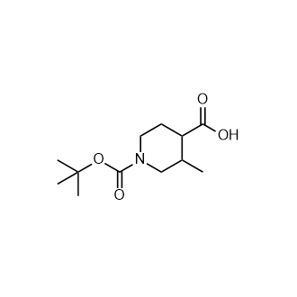 N-Boc-3-甲基-4-哌啶羧酸,1-[(tert-Butoxy)carbonyl]-3-methylpiperidine-4-carboxylic acid