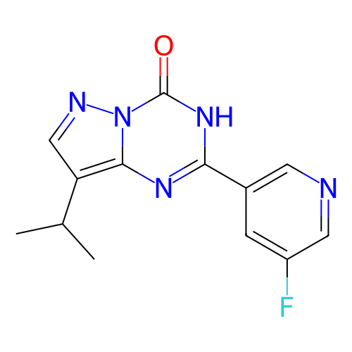 2-(5-氟吡啶-3-基)-8-异丙基吡唑并[1,5-a][1,3,5]三嗪-4(3H)-酮,2-(5-Fluoropyridin-3-yl)-8-isopropylpyrazolo[1,5-a][1,3,5]triazin-4(3H)-one