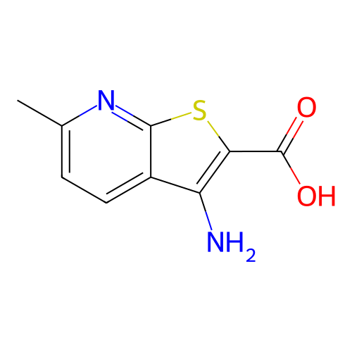 3-氨基-6-甲基噻吩并[2,3-b]吡啶-2-羧酸,3-Amino-6-methylthieno[2,3-b]pyridine-2-carboxylic acid