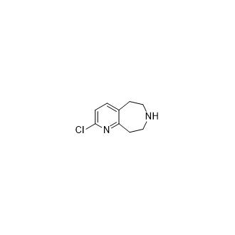 2-氯-6,7,8,9-四氢-5H-吡啶并[2,3-d]氮杂卓,2-Chloro-6,7,8,9-tetrahydro-5H-pyrido[2,3-d]azepine
