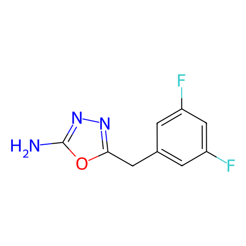 5-(3,5-二氟苄基)-1,3,4-噁二唑-2-胺,5-(3,5-Difluorobenzyl)-1,3,4-oxadiazol-2-amine