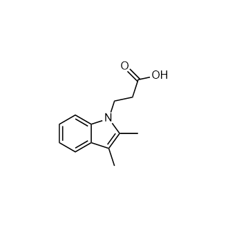 3-(2,3-二甲基-1H-吲哚-1-基)丙酸,3-(2,3-Dimethyl-1h-indol-1-yl)propanoic acid