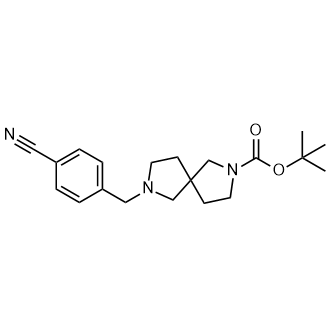 7-(4-氰基苄基)-2,7-二氮杂螺[叔丁基][4.4]壬烷-2-羧酸叔丁酯,tert-Butyl 7-(4-cyanobenzyl)-2,7-diazaspiro[4.4]nonane-2-carboxylate