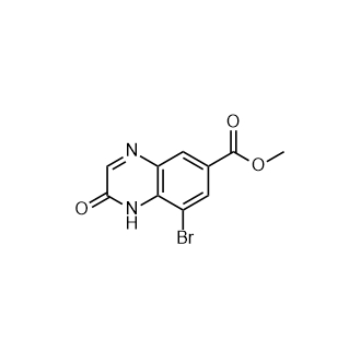 8-溴-2-氧代-1,2-二氢喹喔啉-6-羧酸甲酯,Methyl 8-bromo-2-oxo-1,2-dihydroquinoxaline-6-carboxylate