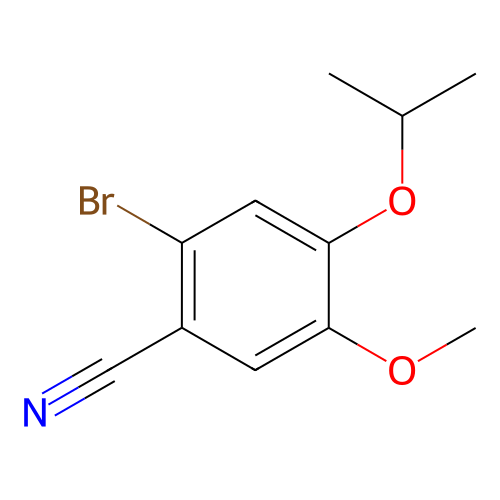 2-溴-4-异丙氧基-5-甲氧基苯甲腈,2-Bromo-4-isopropoxy-5-methoxybenzonitrile