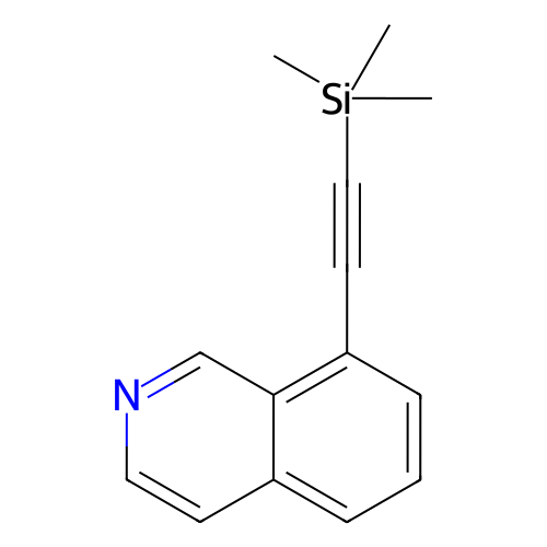 8-((三甲基甲硅烷基)乙炔基)异喹啉,8-((Trimethylsilyl)ethynyl)isoquinoline
