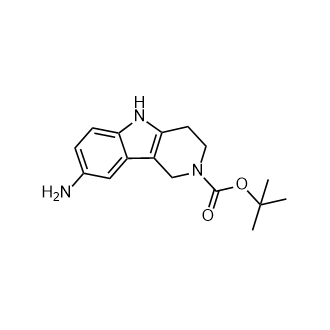 8-氨基-3,4-二氢-1H-吡啶并[4,3-b]吲哚-2(5H)-羧酸叔丁酯,tert-Butyl 8-amino-3,4-dihydro-1H-pyrido[4,3-b]indole-2(5H)-carboxylate