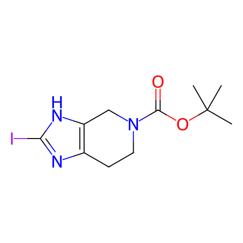 2-碘-6,7-二氢-1H-咪唑并[4,5-c]吡啶-5(4H)-羧酸叔丁酯,tert-Butyl 2-iodo-6,7-dihydro-1H-imidazo[4,5-c]pyridine-5(4H)-carboxylate
