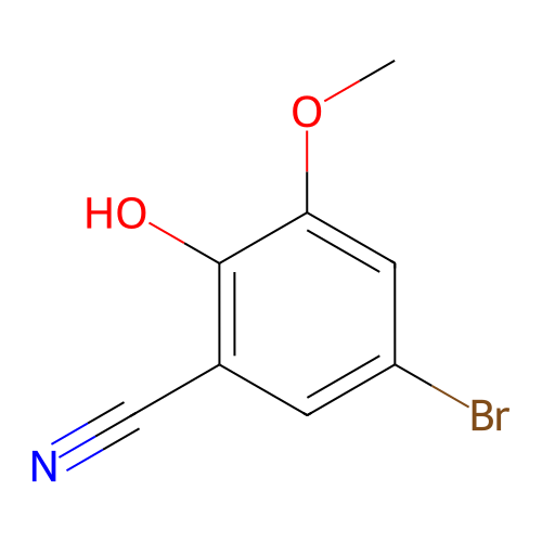 5-溴-2-羥基-3-甲氧基芐腈,5-Bromo-2-hydroxy-3-methoxybenzonitrile