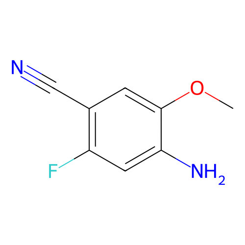 2-氟-4-氨基-5-甲氧基苯腈,4-Amino-2-fluoro-5-methoxybenzonitrile