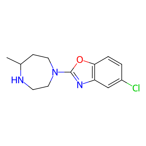 5-氯-2-(六氢-5-甲基-1H-1,4-二氮杂卓-1-基)苯并噁唑,5-Chloro-2-(5-methyl-1,4-diazepan-1-yl)benzo[d]oxazole
