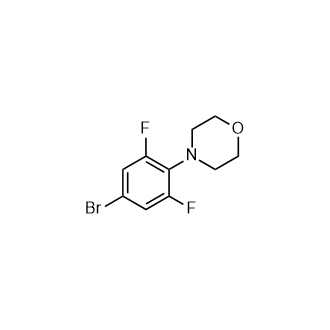 4-(4-溴-2,6-二氟苯基)吗啉,4-(4-Bromo-2,6-difluorophenyl)morpholine