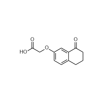 2-((8-氧代-5,6,7,8-四氢萘-2-基)氧基)乙酸,2-((8-Oxo-5,6,7,8-tetrahydronaphthalen-2-yl)oxy)acetic acid