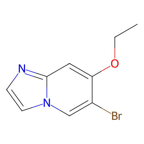 6-溴-7-乙氧基咪唑并[1,2-a]吡啶,6-Bromo-7-ethoxyimidazo[1,2-a]pyridine