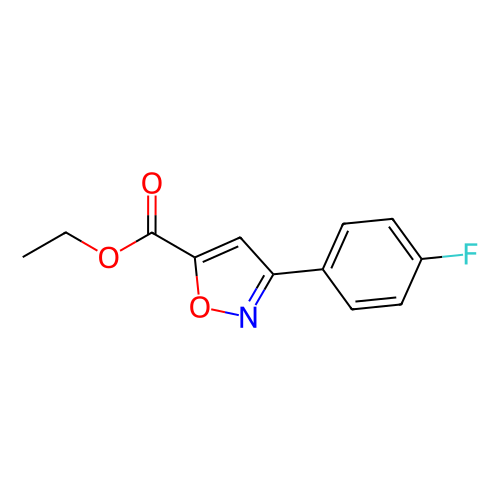 3-(4-氟苯基)異噁唑-5-羧酸乙酯,Ethyl 3-(4-fluorophenyl)isoxazole-5-carboxylate