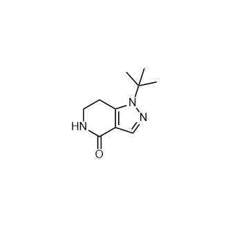 1-(叔丁基)-1,5,6,7-四氢-4H-吡唑并[4,3-c]吡啶-4-酮,1-(tert-Butyl)-1,5,6,7-tetrahydro-4H-pyrazolo[4,3-c]pyridin-4-one
