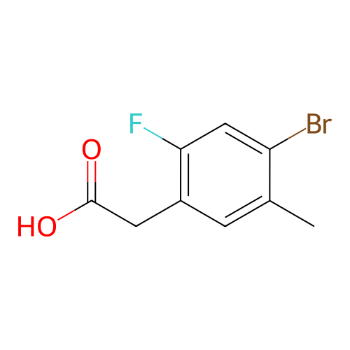 2-(4-溴-2-氟-5-甲基苯基)乙酸,2-(4-Bromo-2-fluoro-5-methylphenyl)acetic acid