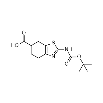 2-((叔丁氧基羰基)氨基)-4,5,6,7-四氢苯并[d]噻唑-6-羧酸,2-((tert-Butoxycarbonyl)amino)-4,5,6,7-tetrahydrobenzo[d]thiazole-6-carboxylic acid