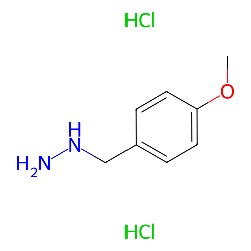 (4-甲氧基苄基)肼二盐酸盐,(4-Methoxybenzyl)hydrazine dihydrochloride