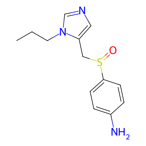 4-[[(1-丙基-1H-咪唑-5-基)甲基]亚磺酰基]苯胺,4-[[(1-Propyl-1H-imidazol-5-yl)methyl]sulfinyl]benzenamine