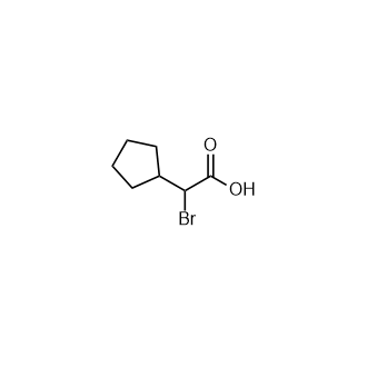 2-溴-2-环戊基乙酸,2-Bromo-2-cyclopentylacetic acid