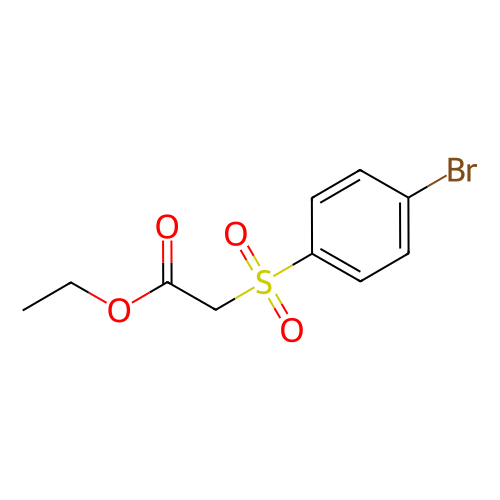 2-((4-溴苯基)磺?；?乙酸乙酯,Ethyl 2-((4-bromophenyl)sulfonyl)acetate