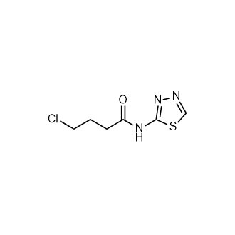 4-氯-N-(1,3,4-噻二唑-2-基)丁酰胺,4-Chloro-N-(1,3,4-thiadiazol-2-yl)butanamide