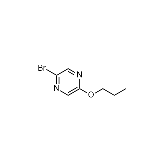 2-溴-5-丙氧基吡嗪,2-Bromo-5-propoxypyrazine