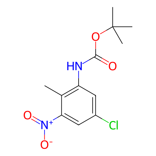 (5-氯-2-甲基-3-硝基苯基)氨基甲酸叔丁酯,tert-Butyl (5-chloro-2-methyl-3-nitrophenyl)carbamate