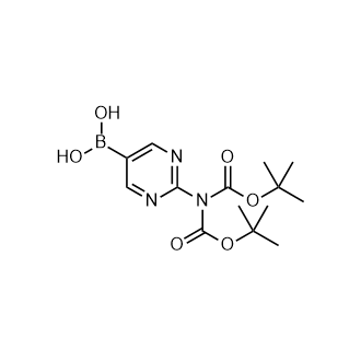 2-(5-硼-2-嘧啶基)亚氨基二碳酸1,3-双(叔丁基)酯,2-(5-Borono-2-pyrimidinyl)imidodicarbonic acid 1,3-bis(tert-butyl) ester