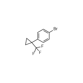 1-溴-4-(1-(三氟甲基)环丙基)苯,1-Bromo-4-(1-(trifluoromethyl)cyclopropyl)benzene