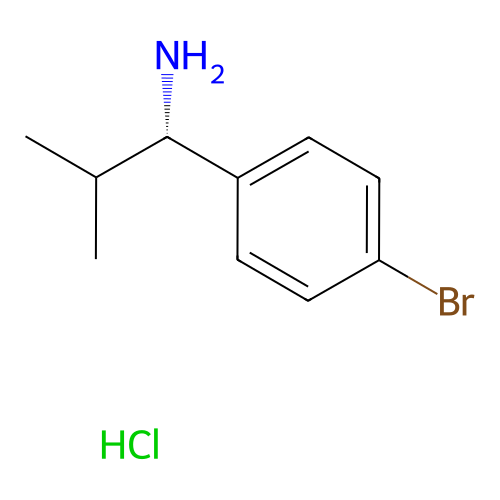 (S)-1-(4-溴苯基)-2-甲基丙-1-胺盐酸盐,(S)-1-(4-Bromophenyl)-2-methylpropan-1-amine hydrochloride