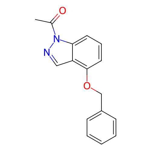 1-(4-(苄基氧基)-1H-吲唑-1-基)乙烷-1-酮,1-(4-(Benzyloxy)-1H-indazol-1-yl)ethan-1-one