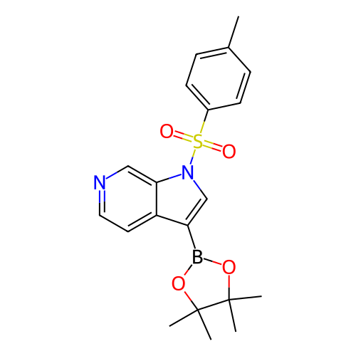 3-(4,4,5,5-四甲基-1,3,2-二氧杂硼杂环戊烷-2-基)-1-甲苯磺酰基-1H-吡咯并[2,3-c]吡啶,3-(4,4,5,5-Tetramethyl-1,3,2-dioxaborolan-2-yl)-1-tosyl-1h-pyrrolo[2,3-c]pyridine