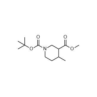 1-叔丁基 3-甲基-4-甲基哌啶-1,3-二甲酸酯,1-tert-Butyl 3-methyl 4-methylpiperidine-1,3-dicarboxylate
