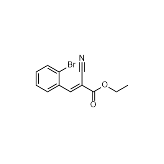 3-(2-溴苯基)-2-氰基丙烯酸乙酯,Ethyl 3-(2-bromophenyl)-2-cyanoacrylate