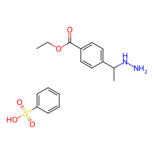 4-(1-肼基乙基)苯甲酸乙酯苯磺酸乙酯,Ethyl 4-(1-hydrazinylethyl)benzoate benzenesulfonate