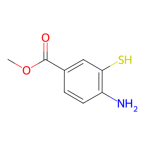 4-氨基-3-巰基苯甲酸甲酯,Methyl 4-amino-3-mercaptobenzoate