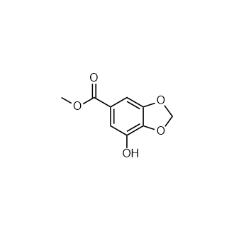 7-羟基苯并[d][1,3]间二氧杂环戊烯-5-羧酸甲酯,Methyl 7-hydroxybenzo[d][1,3]dioxole-5-carboxylate
