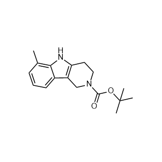 6-甲基-3,4-二氫-1H-吡啶并[4,3-b]吲哚-2(5H)-羧酸叔丁酯,tert-Butyl 6-methyl-3,4-dihydro-1H-pyrido[4,3-b]indole-2(5H)-carboxylate