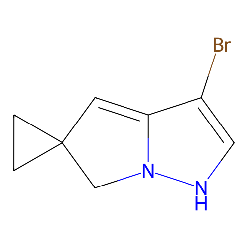 3'-溴-4',6'-二氢螺[环丙烷-1,5'-吡咯并[1,2-b]吡唑],3'-Bromo-4',6'-dihydrospiro[cyclopropane-1,5'-pyrrolo[1,2-b]pyrazole]