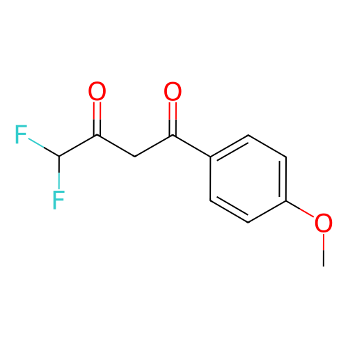 4,4-二氟-1-(4-甲氧基苯基)丁烷-1,3-二酮,4,4-Difluoro-1-(4-methoxyphenyl)butane-1,3-dione