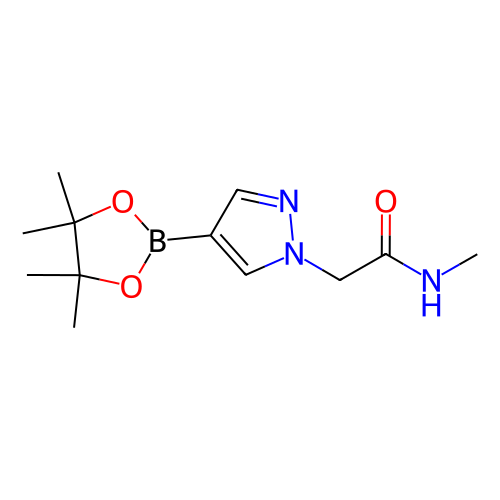 N-甲基-2-(4-(4,4,5,5-四甲基-1,3,2-二氧硼杂环戊烷-2-基)-1H-吡唑-1-基)乙酰胺,N-Methyl-4-(4,4,5,5-tetramethyl-1,3,2-dioxaborolan-2-yl)-1H-pyrazole-1-acetamide