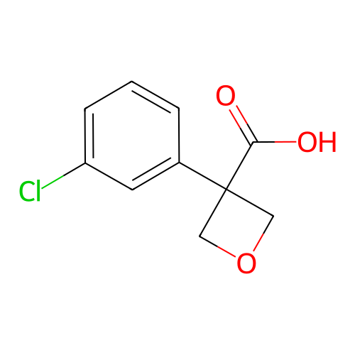 3-(3-氯苯基)氧杂环丁烷-3-羧酸,3-(3-Chlorophenyl)oxetane-3-carboxylic acid