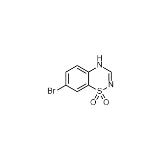 7-溴-4H-苯并[e][1,2,4]噻二嗪1,1-二氧化物,7-Bromo-4H-benzo[e][1,2,4]thiadiazine 1,1-dioxide