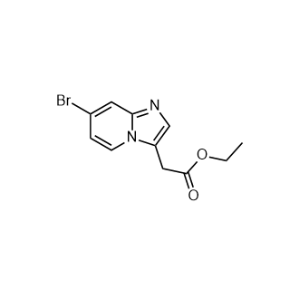 2-{7-溴咪唑并[1,2-a]吡啶-3-基}乙酸乙酯,Ethyl 2-{7-bromoimidazo[1,2-a]pyridin-3-yl}acetate