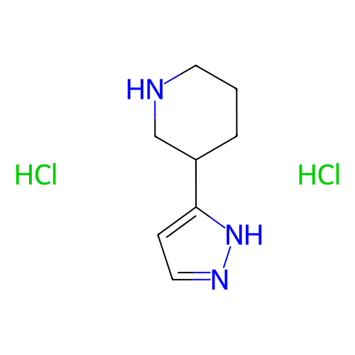 3-(1H-吡唑-3-基)哌啶二鹽酸鹽,3-(1H-pyrazol-3-yl)piperidine dihydrochloride