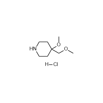 4-甲氧基-4-(甲氧基甲基)哌啶鹽酸鹽,4-Methoxy-4-(methoxymethyl)piperidine hydrochloride