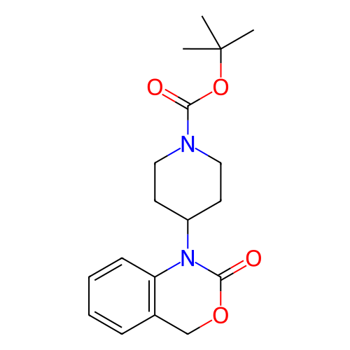 N-Boc-1-(4-哌啶基)-1,2-二氫-4H-3,1-苯并噁嗪-2-酮,tert-Butyl 4-(2-oxo-2,4-dihydro-1H-benzo[d][1,3]oxazin-1-yl)piperidine-1-carboxylate