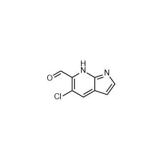 5-氯-7H-吡咯并[2,3-b]吡啶-6-甲醛,5-Chloro-7H-pyrrolo[2,3-b]pyridine-6-carbaldehyde